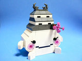 姫路市のキャラクター「しろまるひめ」をレゴで作ってみた